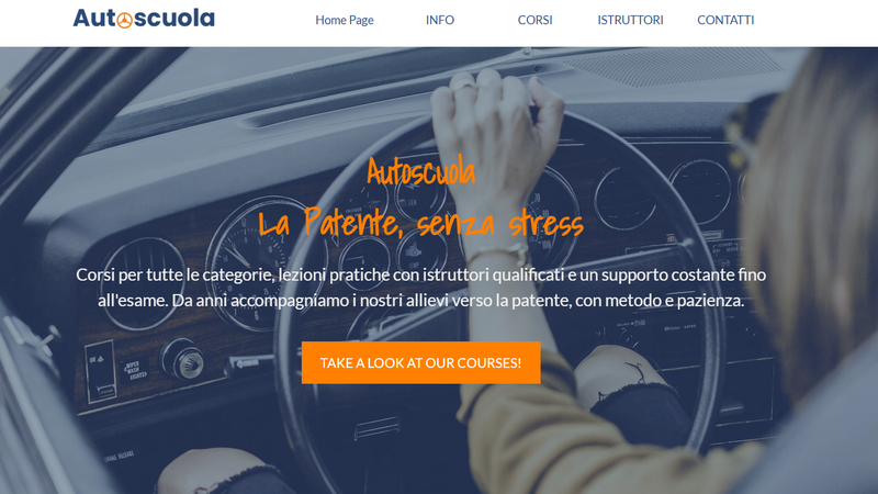Esempio template Autoscuola