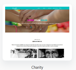 Esempio template Associazioni e no-profit