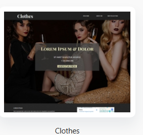 Esempio template Abbigliamento