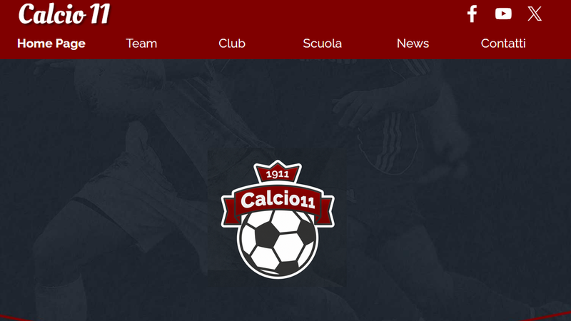 Esempio template Scuola calcio